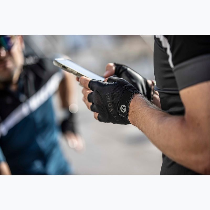 Pánské cyklistické rukavice Arios II black 4