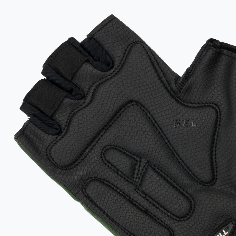 Pánské cyklistické rukavice Rogelli Essential black/green 6
