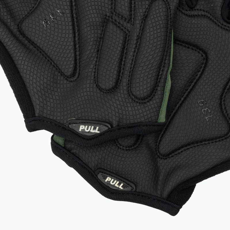 Pánské cyklistické rukavice Rogelli Essential black/green 7