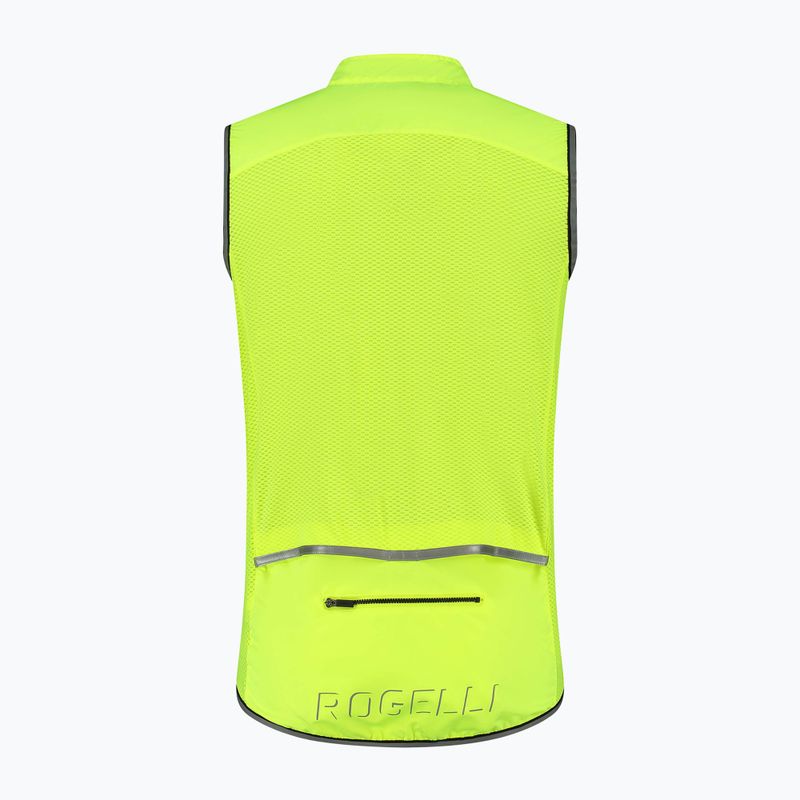 Pánská cyklistická vesta Rogelli Core fluor 4