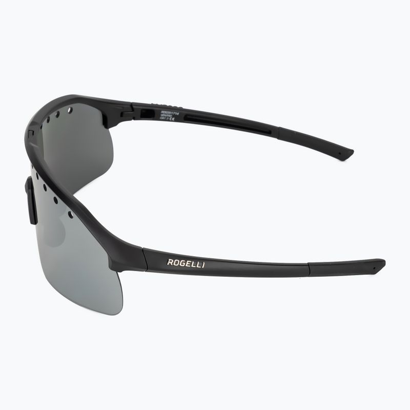 Sluneční brýle Rogelli Ventro Polarized black/smoke platinum revo 5