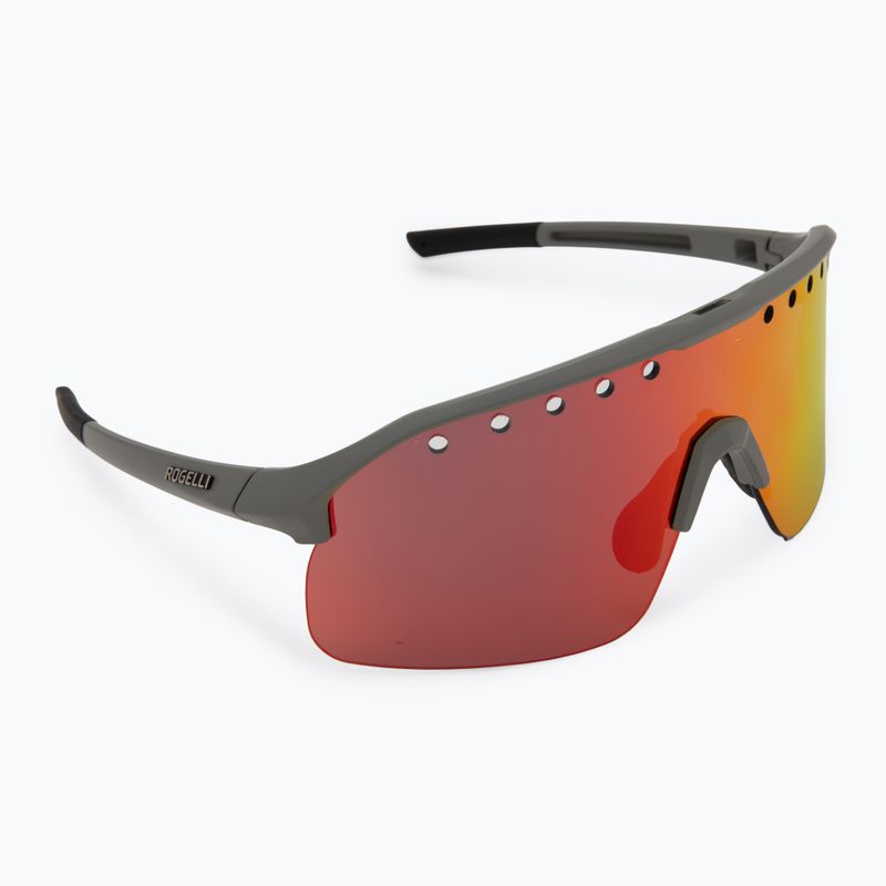 Sluneční brýle Rogelli Ventro Polarized grey/bordeaux/red revo 2