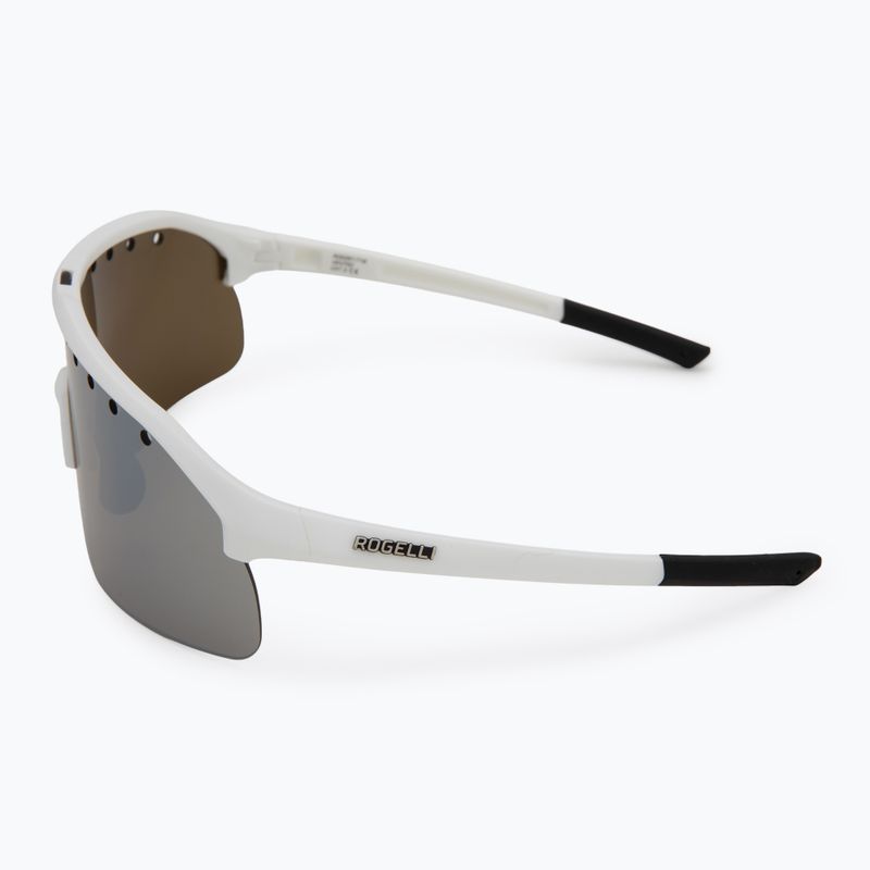 Sluneční brýle Rogelli Ventro Polarized white/taupe/brown platinum revo 5
