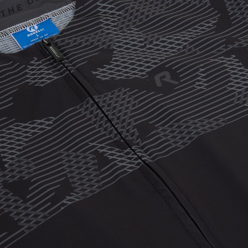 Pánský cyklistický dres Rogelli Camo Jersey black/grey 3