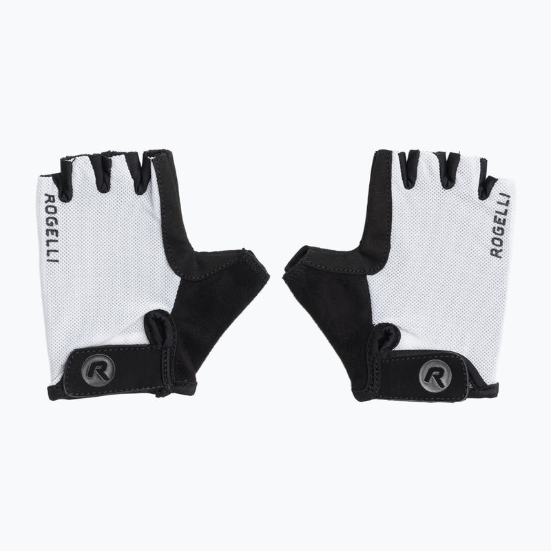 Dětské cyklistické rukavice Rogelli Core Jr white 2