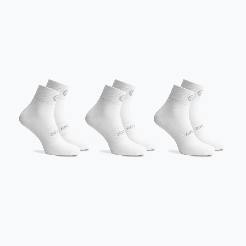 Dětské ponožky Rogelli Core 3 páry white