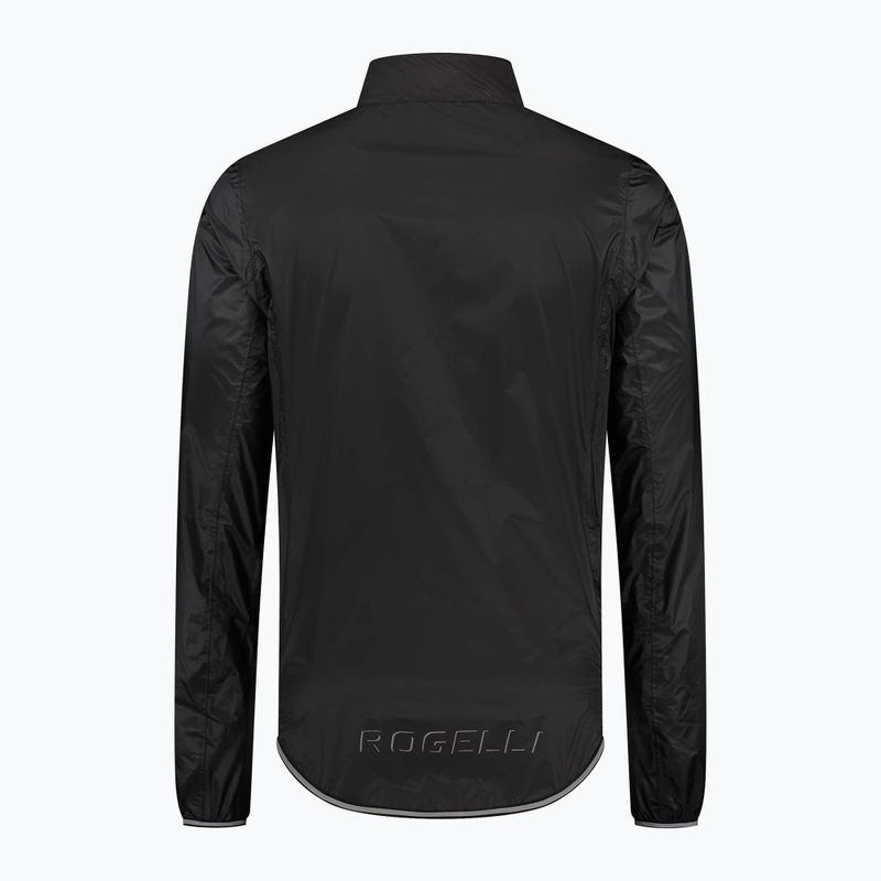 Pánská cyklistická bunda Rogelli Essential Rain black 4