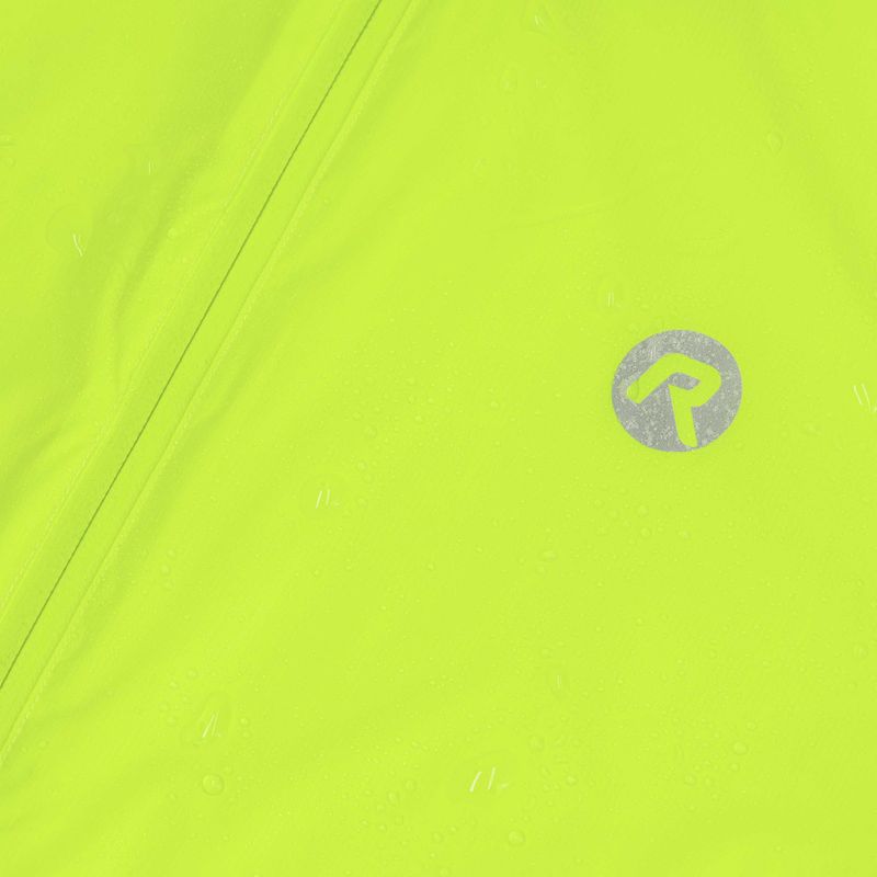 Pánská cyklistická bunda Rogelli Essential Rain fluorescent yellow 6