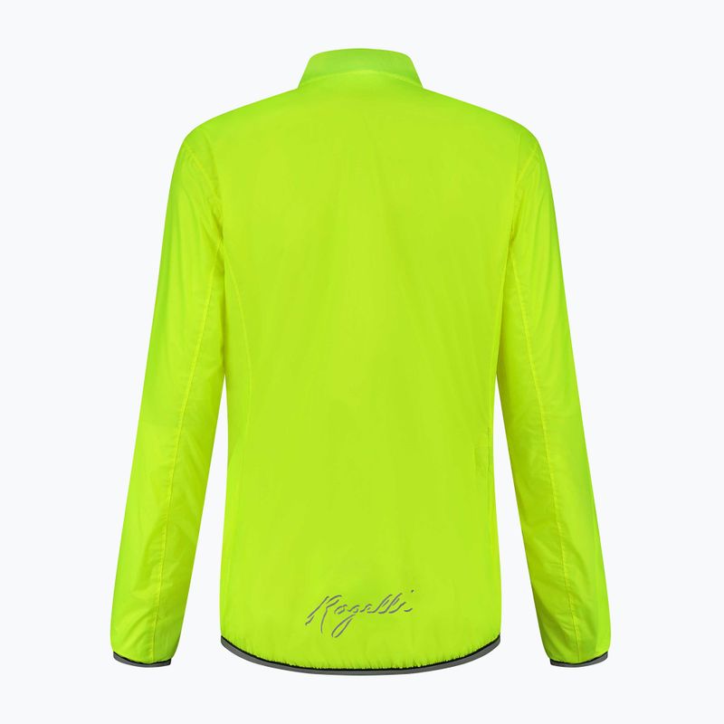 Dámská cyklistická bunda  Rogelli Essential yellow 4