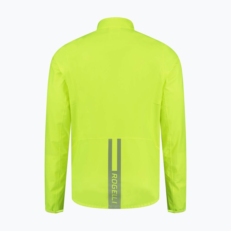 Pánská cyklistická bunda  Rogelli Distance yellow 4