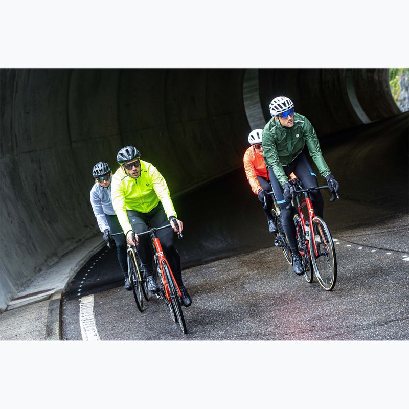 Pánská cyklistická bunda  Rogelli Distance yellow 8