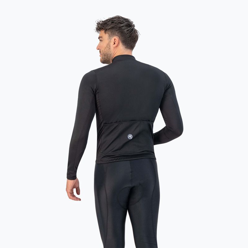 Pánské cyklistické tričko longsleeve Rogelli Core black 2