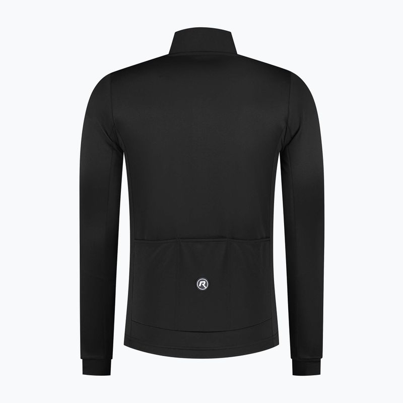 Pánské cyklistické tričko longsleeve Rogelli Core black 5