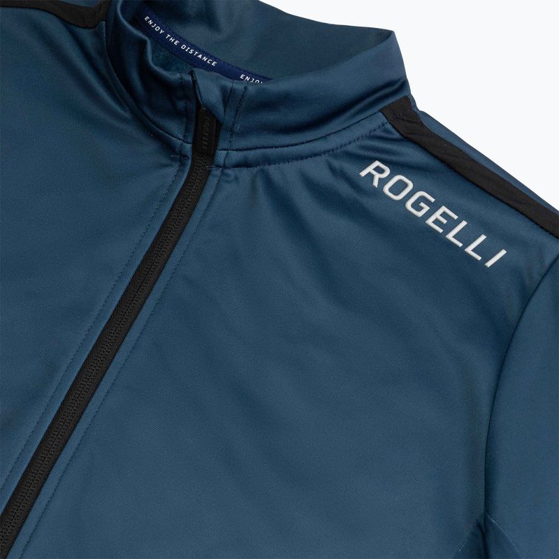 Pánské cyklistické tričko longsleeve  Rogelli Core navy 5