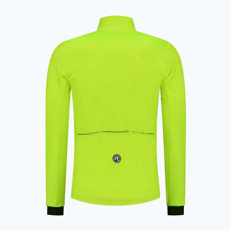 Pánské cyklistické tričko longsleeve  Rogelli Core fluor/black 4