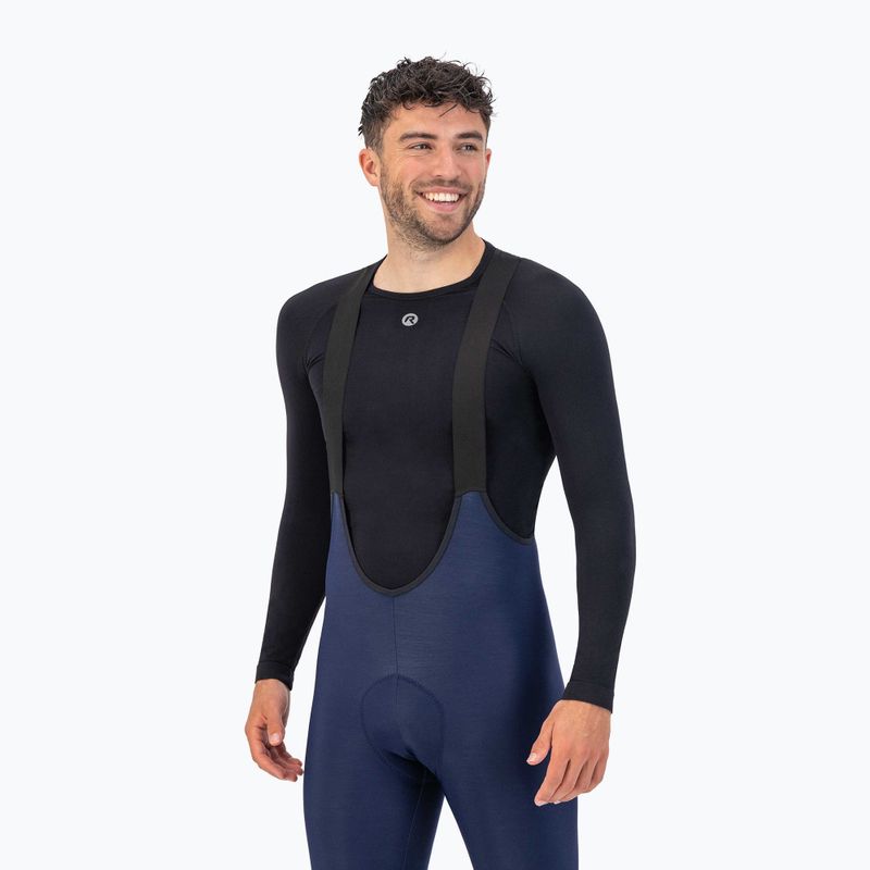 Pánský cyklistický dres Longsleeve Rogelli Essential W black 3