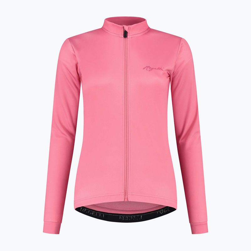 Dámské cyklistické tričko longsleeve Rogelli Core pink 3