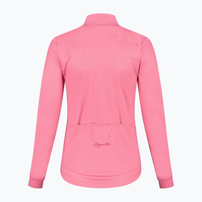 Dámské cyklistické tričko longsleeve Rogelli Core pink 4