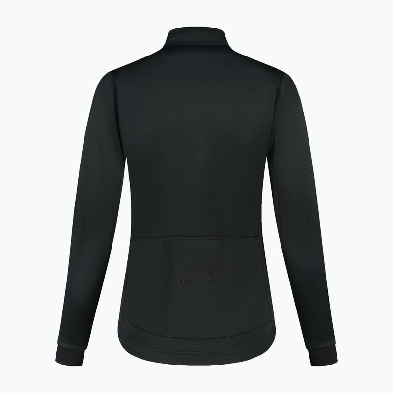 Dámské cyklistické tričko longsleeve Rogelli Core black 4