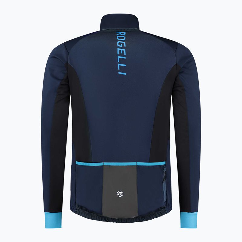 Pánská cyklistická bunda Rogelli Radius Winter Jacket blue 5