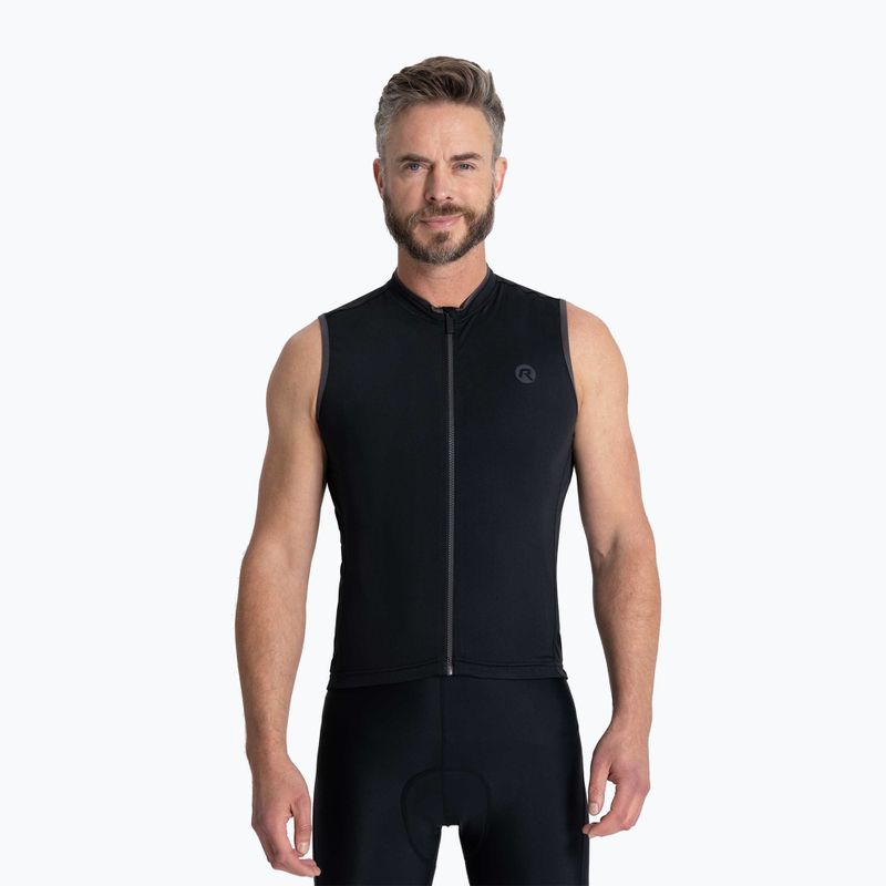 Pánské cyklistické tílko Rogelli Essential black