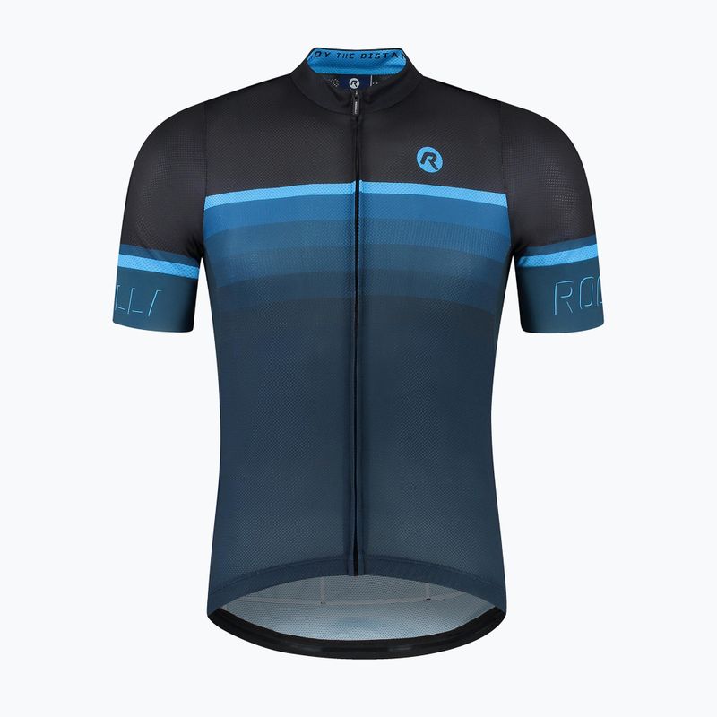 Pánský cyklistický dres Rogelli Hero II black/blue 4