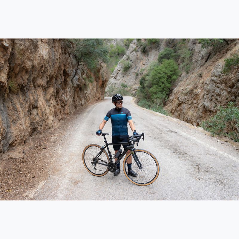 Pánský cyklistický dres Rogelli Hero II black/blue 6