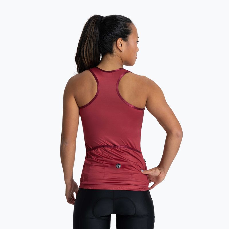 Dámské  cyklistické tílko tank top  Rogelli Abbey Tank Top cerise 2