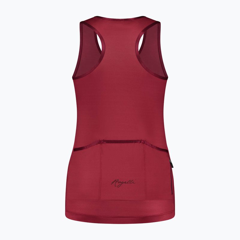 Dámské  cyklistické tílko tank top  Rogelli Abbey Tank Top cerise 4