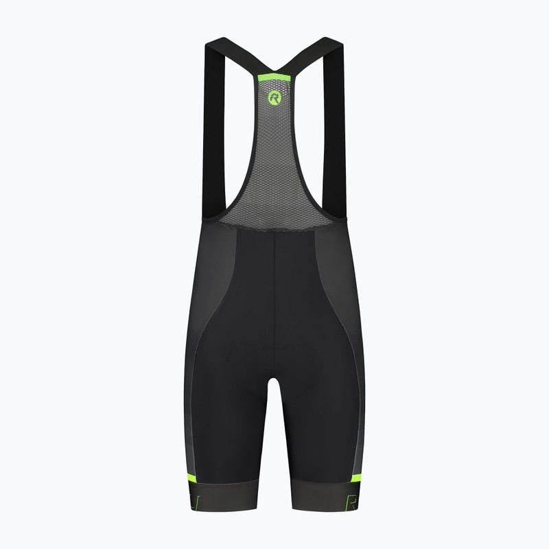 Pánské cyklistické kraťasy  Rogelli Hero II Bib Short yellow/grey/black 4