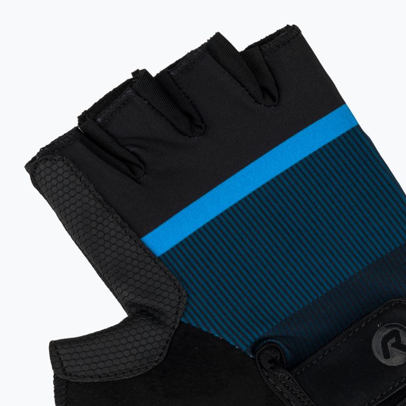 Pánské cyklistické rukavice Rogelli Hero II black/blue 4