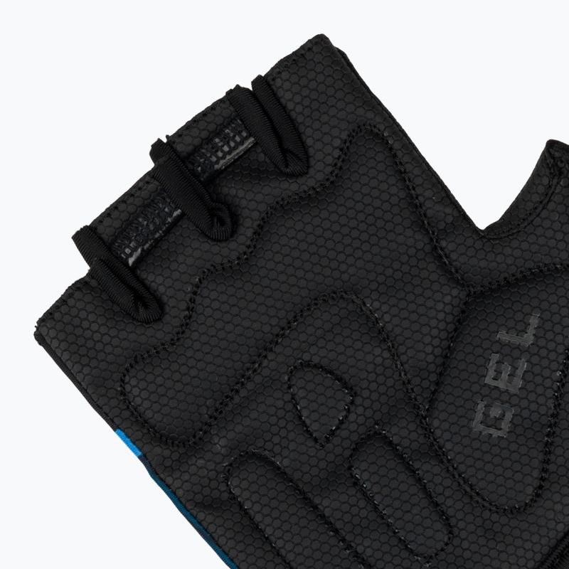 Pánské cyklistické rukavice Rogelli Hero II black/blue 5