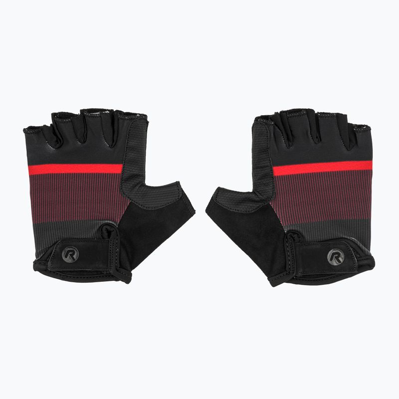 Pánské cyklistické rukavice Rogelli Hero II black/red/bordeaux 2