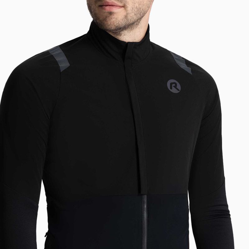 Pánská cyklistická bunda Rogelli Distance black 4
