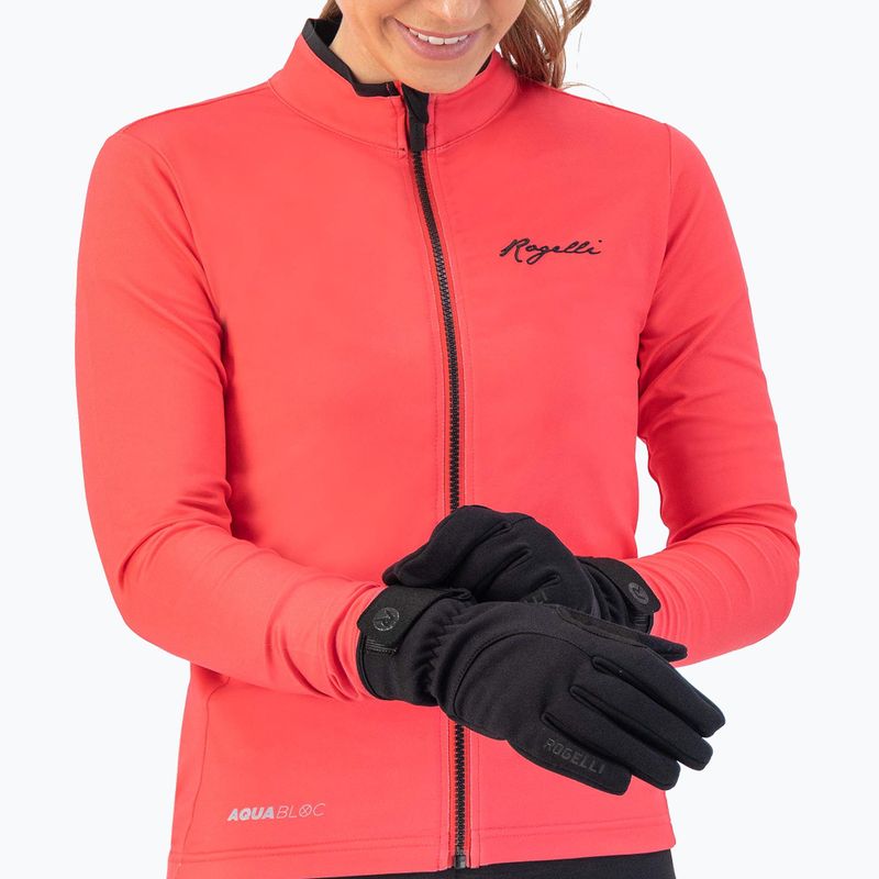 Dámské cyklistické rukavice Rogelli Core II Winter Windproof W black 7