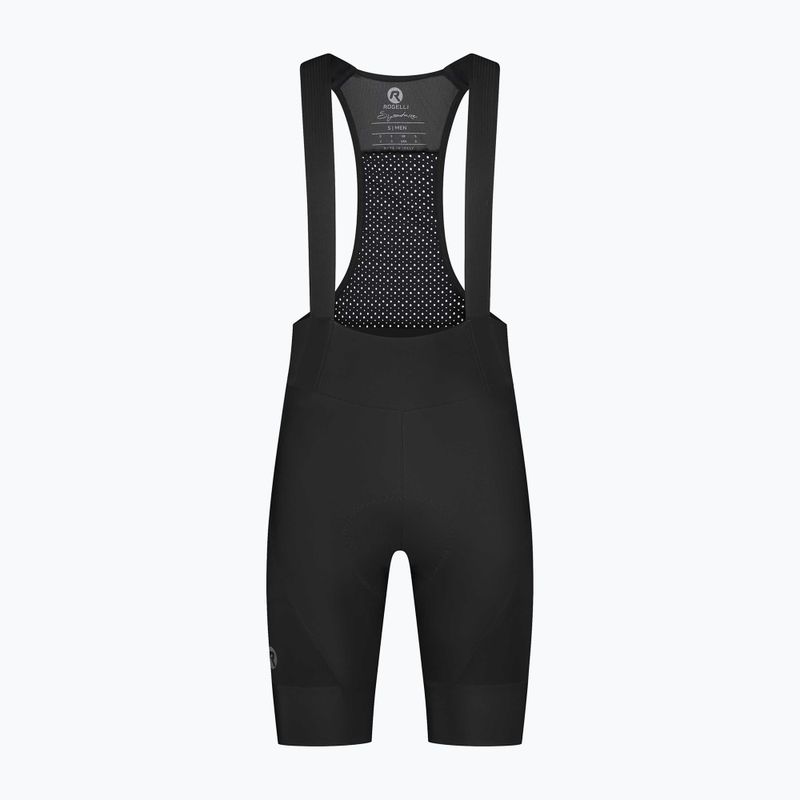 Pánské cyklistické šortky Rogelli Signature Bib Short black 4