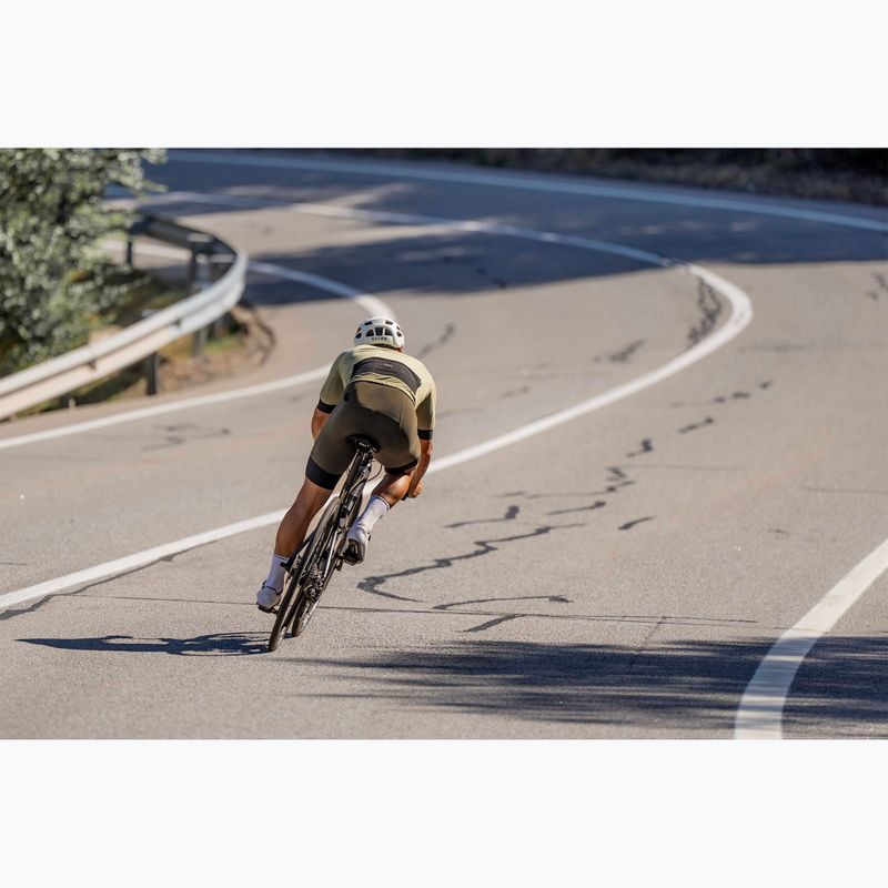 Pánské cyklistické šortky Rogelli Signature Bib Short green 6