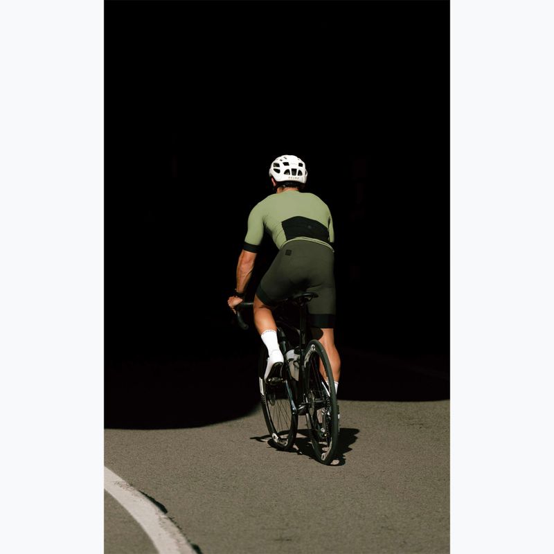 Pánské cyklistické šortky Rogelli Signature Bib Short green 8
