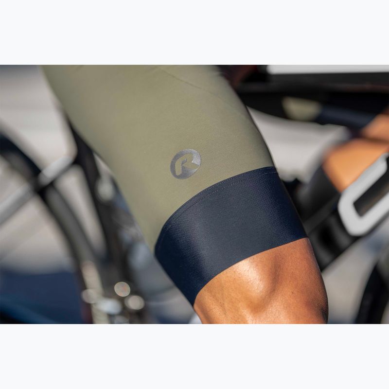 Pánské cyklistické šortky Rogelli Signature Bib Short green 11