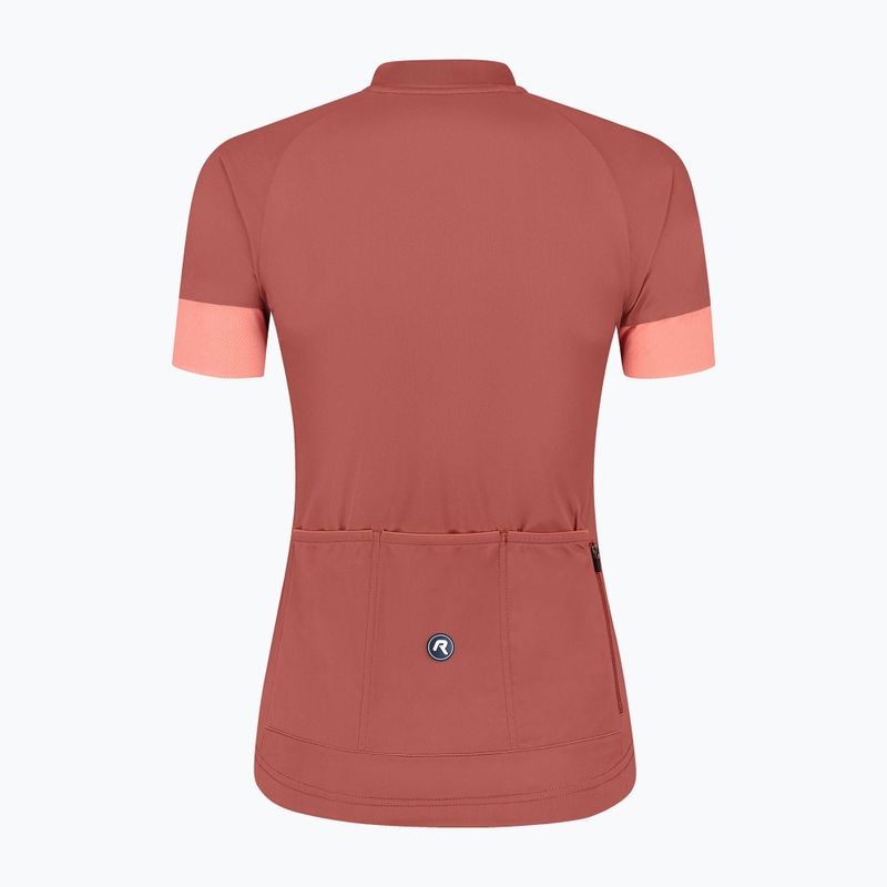 Dámský cyklistický dres Rogelli Modesta chutney / coral 4