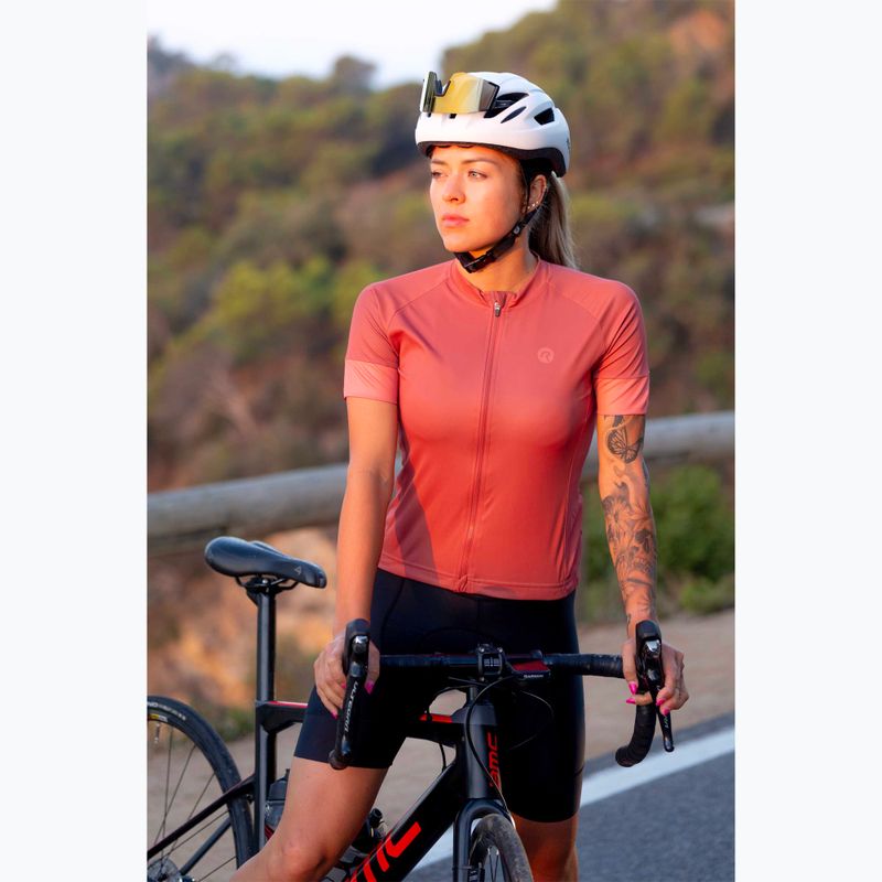 Dámský cyklistický dres Rogelli Modesta chutney / coral 7