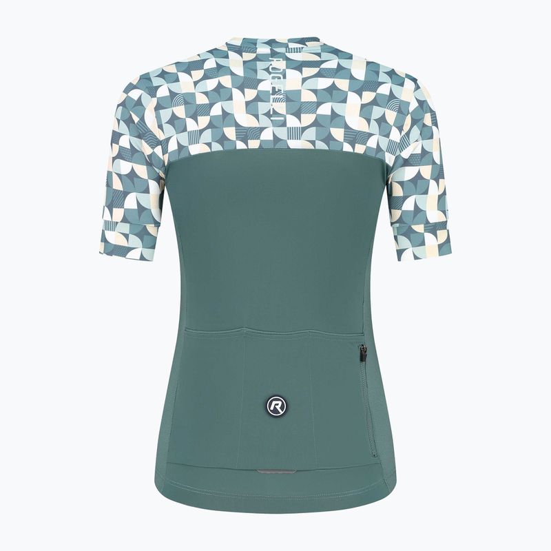 Dámský cyklistický dres    Rogelli Essential Graphic mint/yellow 5