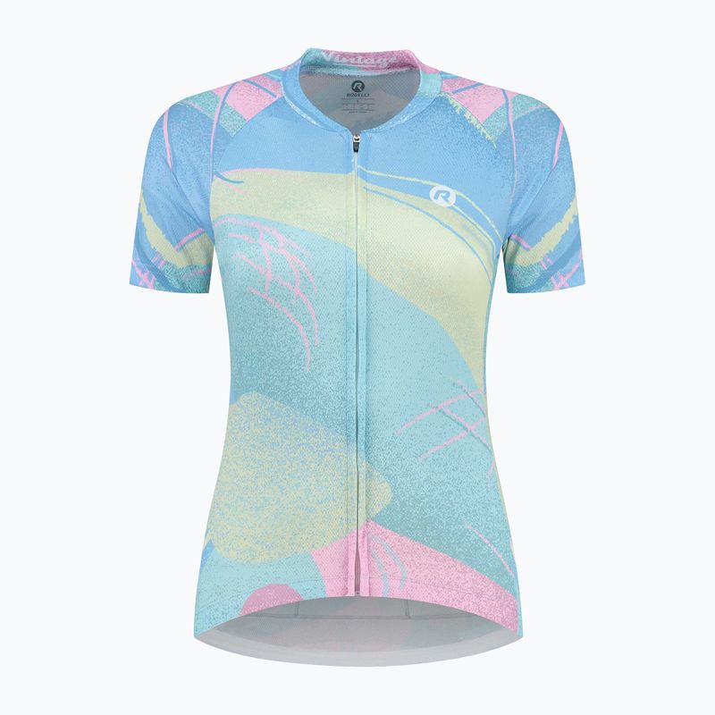 Dámský cyklistický dres    Rogelli Vintage blue/pink 3