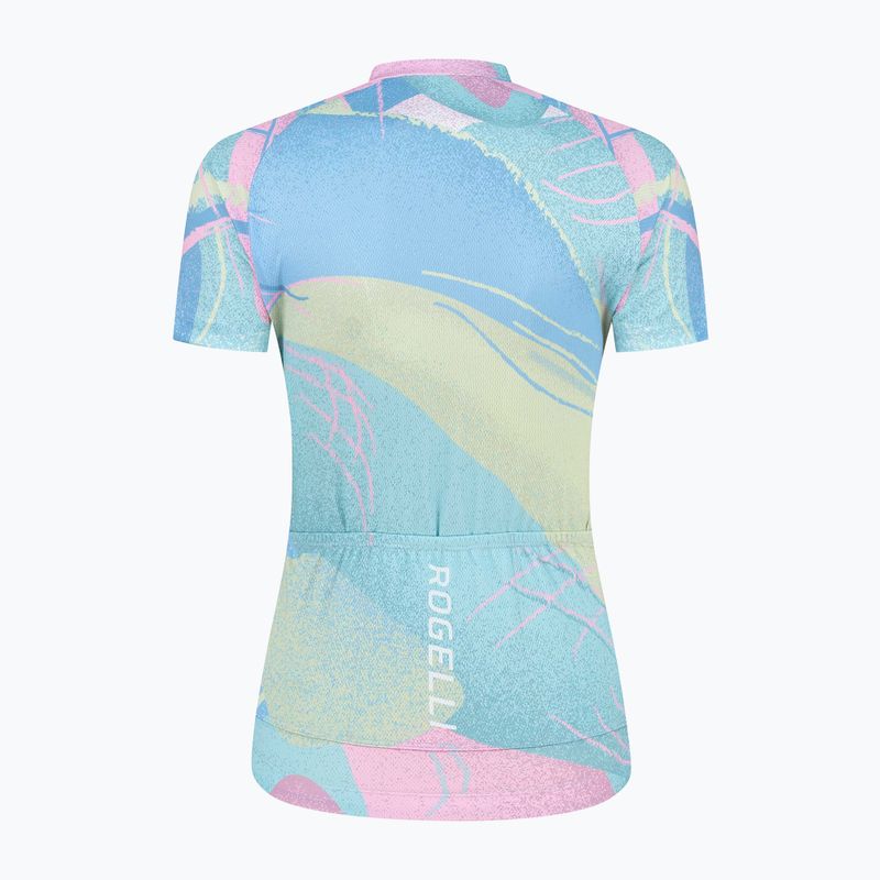 Dámský cyklistický dres    Rogelli Vintage blue/pink 4