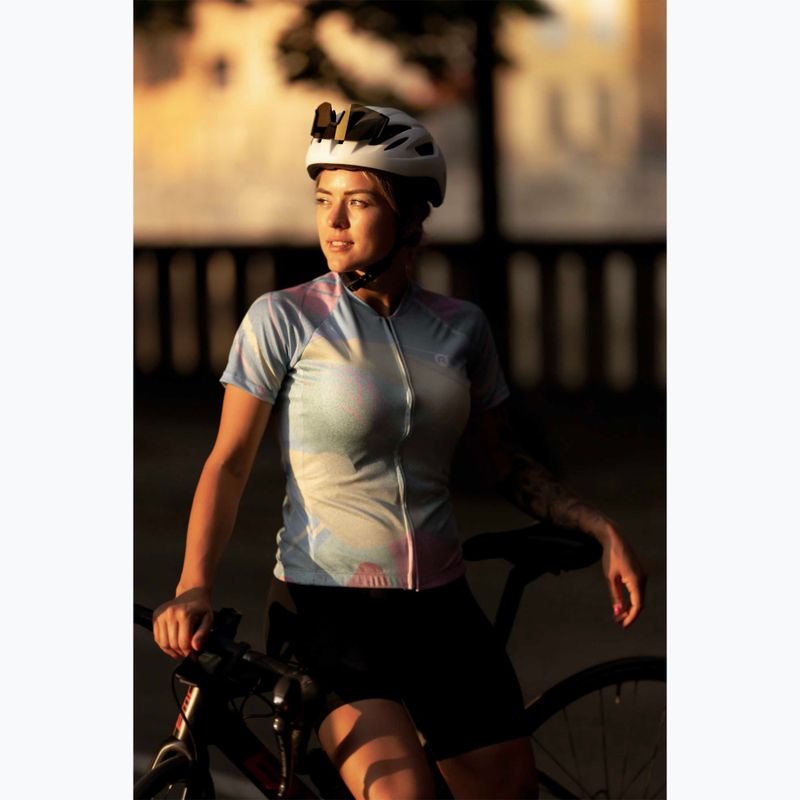 Dámský cyklistický dres    Rogelli Vintage blue/pink 5