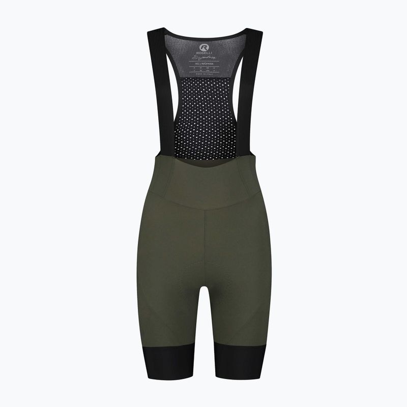 Dámské cyklistické šortky  Rogelli Signature Bib Short W green 4