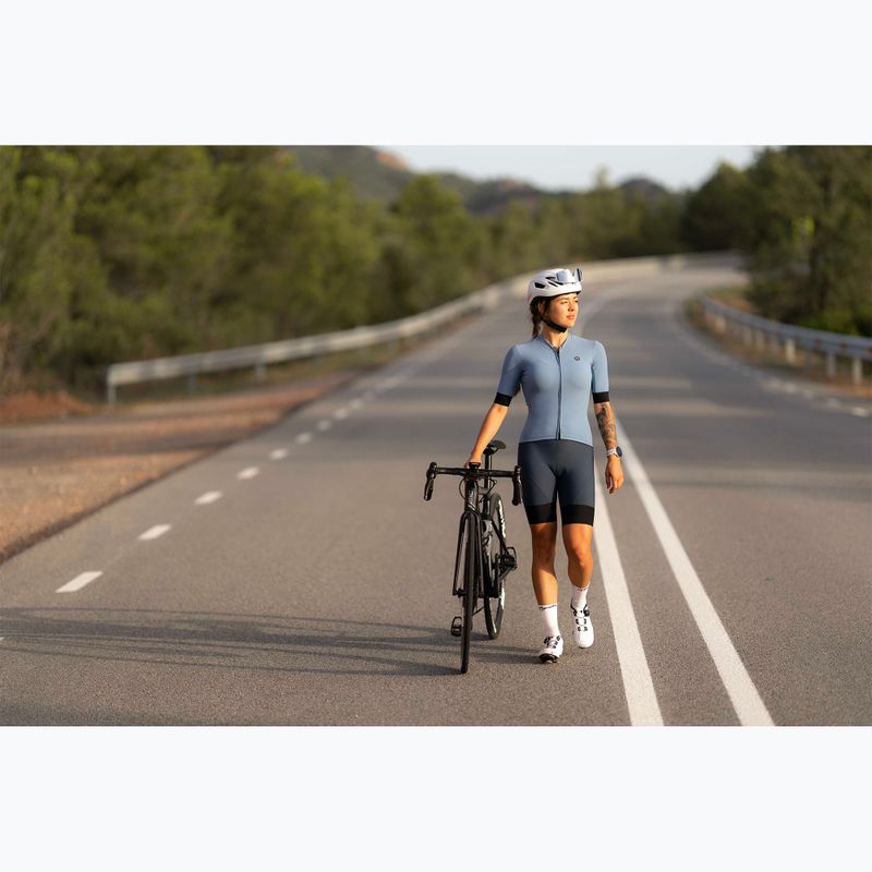 Dámské cyklistické šortky Rogelli Signature Bib Short W blue 6