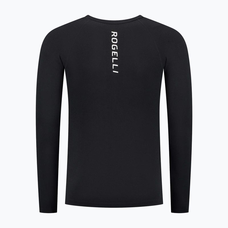 Cyklistický dres longsleeve Rogelli Core Base Layer 2 ks black 6