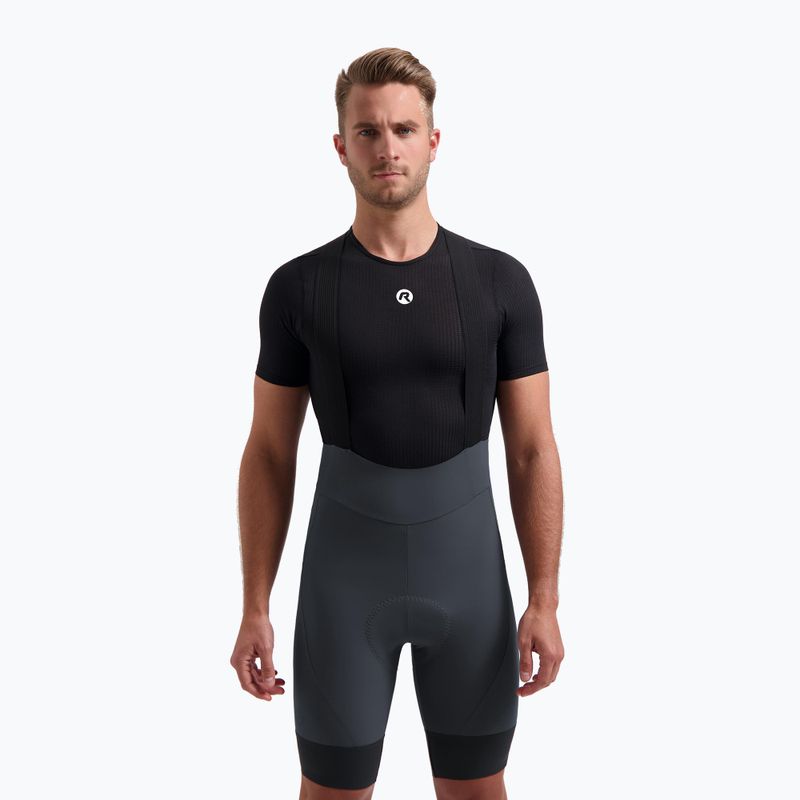 Pánské cyklistické šortky Rogelli Signature Bib Short grey