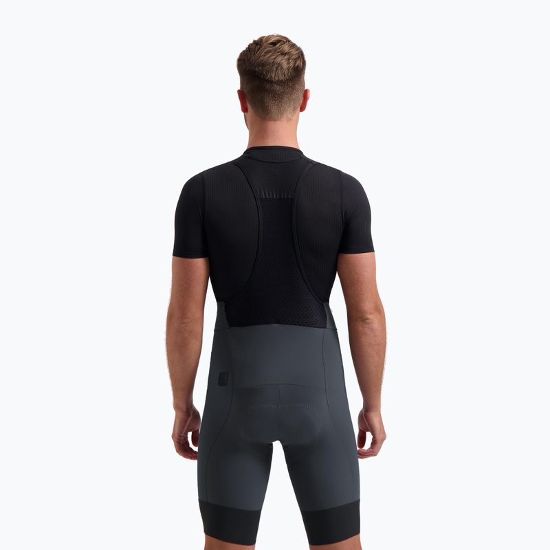 Pánské cyklistické šortky Rogelli Signature Bib Short grey 2